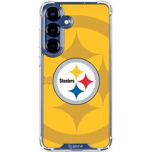 NFL Pittsburgh Steelers Double Vision Galaxy S25 Clear Case