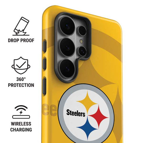 NFL Pittsburgh Steelers Double Vision Galaxy S26 Ultra Impact Case