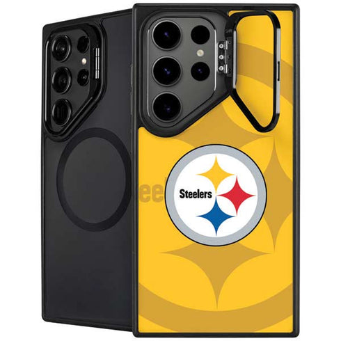 NFL Pittsburgh Steelers Double Vision Galaxy S26 Ultra Kickstand Case