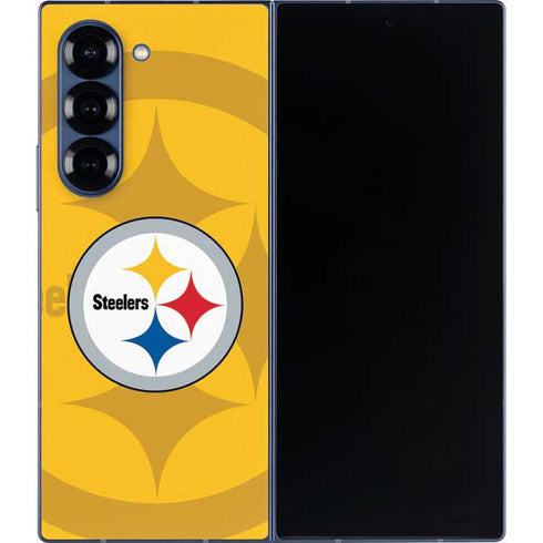 NFL Pittsburgh Steelers Double Vision Galaxy Z Fold6 Skin