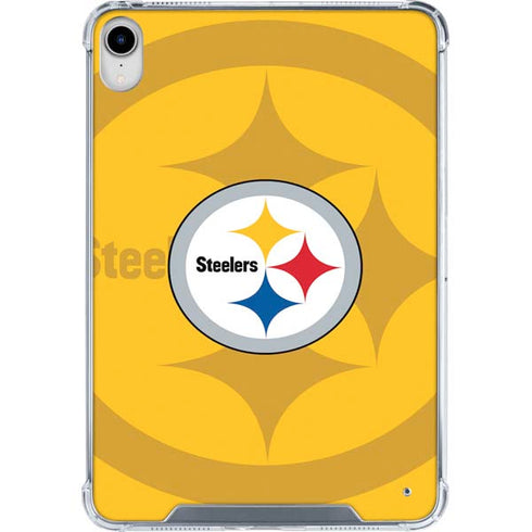 NFL Pittsburgh Steelers Double Vision iPad 11th Gen (2025) Clear Case