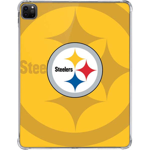 NFL Pittsburgh Steelers Double Vision iPad Pro 11in (2024) Clear Case