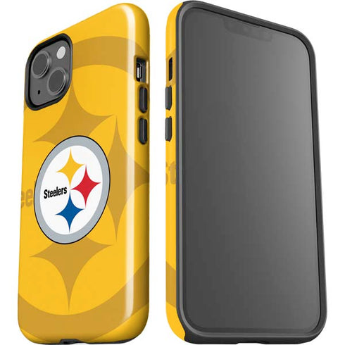 NFL Pittsburgh Steelers Double Vision iPhone 15 Impact Case