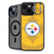 NFL Pittsburgh Steelers Double Vision iPhone 15 Plus Kickstand Case