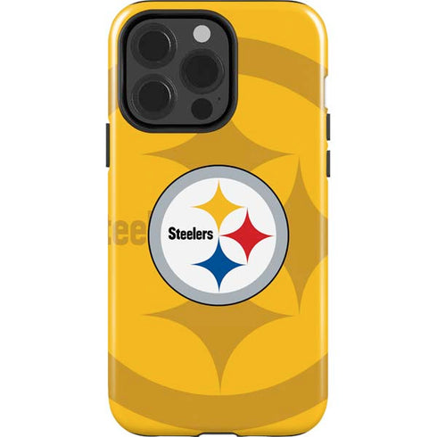 NFL Pittsburgh Steelers Double Vision iPhone 15 Pro Impact Case