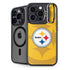 NFL Pittsburgh Steelers Double Vision iPhone 15 Pro Max Kickstand Case