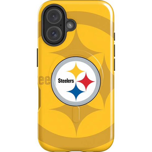 NFL Pittsburgh Steelers Double Vision iPhone 16 Magsafe Impact Case
