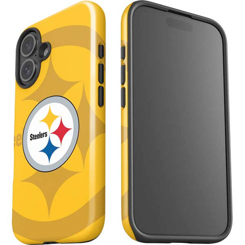 NFL Pittsburgh Steelers Double Vision iPhone 16 Plus Impact Case