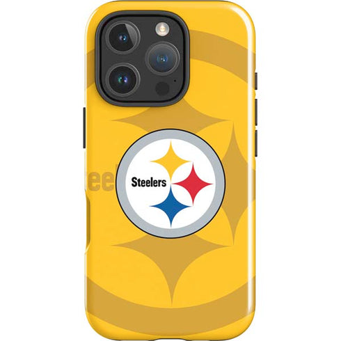 NFL Pittsburgh Steelers Double Vision iPhone 16 Pro Impact Case