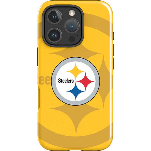 NFL Pittsburgh Steelers Double Vision iPhone 16 Pro Max Impact Case