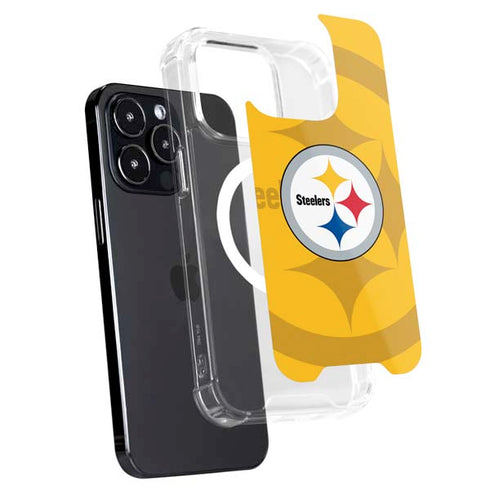NFL Pittsburgh Steelers Double Vision iPhone 16 Pro Max MagSafe Case