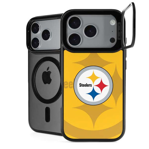 NFL Pittsburgh Steelers Double Vision iPhone 18 Pro Kickstand Case