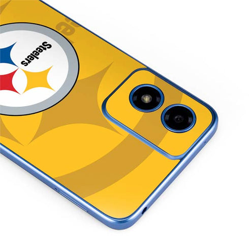 NFL Pittsburgh Steelers Double Vision Moto G Play 4G (2024) Skin