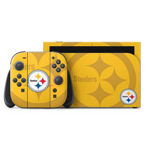 NFL Pittsburgh Steelers Double Vision Nintendo Switch 2 (2025) with Joy-Con Skin