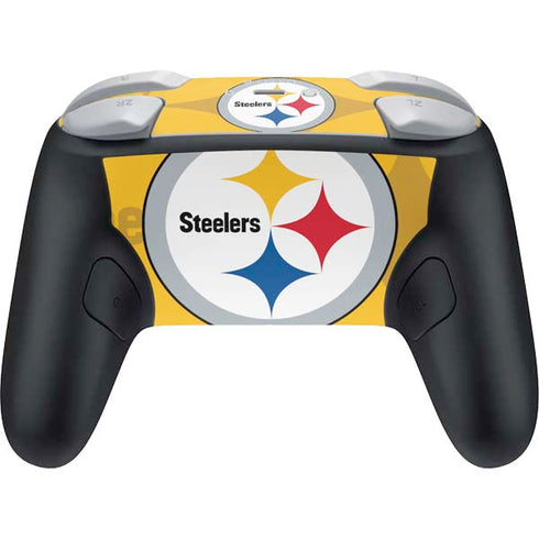 NFL Pittsburgh Steelers Double Vision Nintendo Switch 2 (2025) Pro Controller Skin