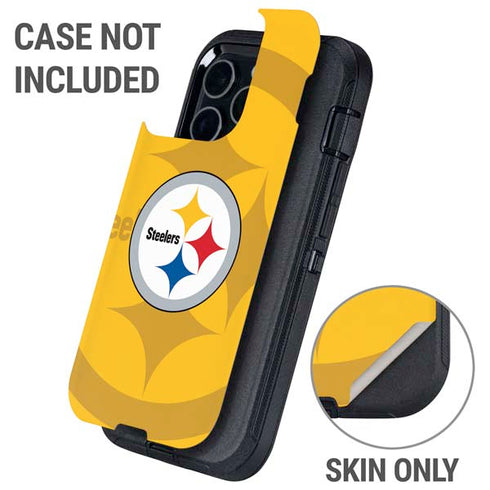 NFL Pittsburgh Steelers Double Vision Otterbox Defender iPhone Skin