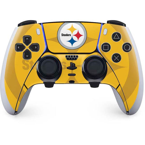 NFL Pittsburgh Steelers Double Vision PS5 DualSense Edge Pro Controller Skin