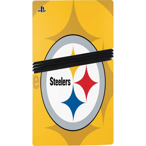 NFL Pittsburgh Steelers Double Vision PS5 Pro Disk Console Skin