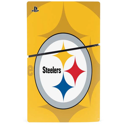 NFL Pittsburgh Steelers Double Vision PS5 Slim Digital Edition Console Skin