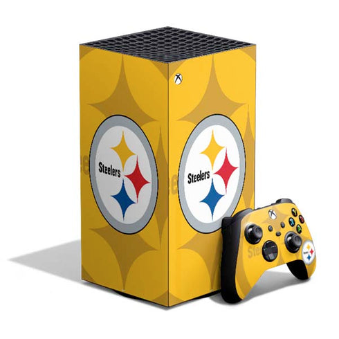 NFL Pittsburgh Steelers Double Vision XBox Series X Digital Edition Bundle Skin