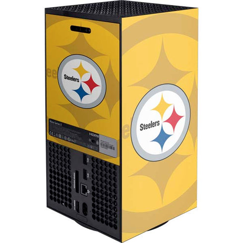 NFL Pittsburgh Steelers Double Vision XBox Series X Digital Edition Console Skin