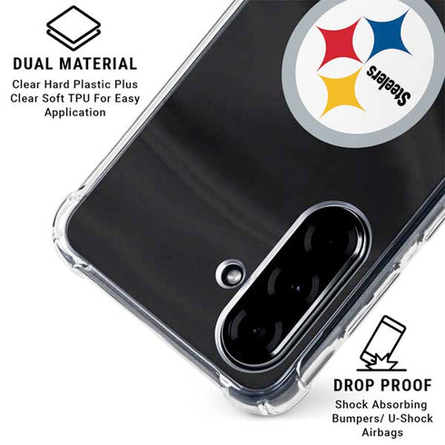 NFL Pittsburgh Steelers Galaxy A36 5G Clear Case