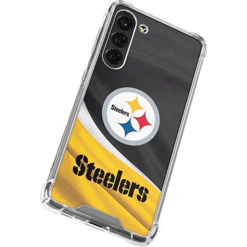 NFL Pittsburgh Steelers Galaxy S24 FE Clear Case