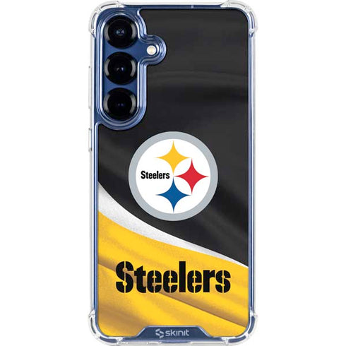 NFL Pittsburgh Steelers Galaxy S25 Clear Case