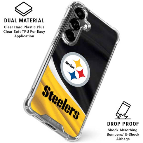 NFL Pittsburgh Steelers Galaxy S26 Plus Clear Case