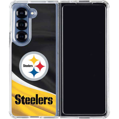 NFL Pittsburgh Steelers Galaxy Z Fold7 Clear Case