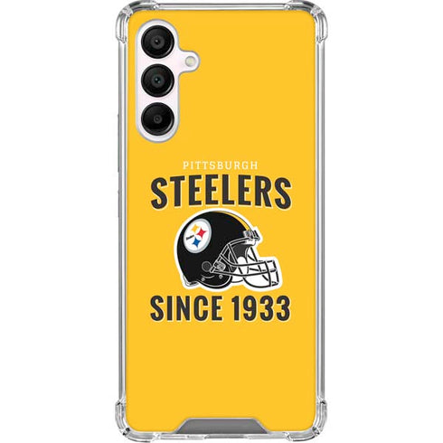 NFL Pittsburgh Steelers Helmet Galaxy A16 5G Clear Case