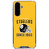 NFL Pittsburgh Steelers Helmet Galaxy A36 5G Clear Case