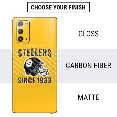 NFL Pittsburgh Steelers Helmet Galaxy Note20 5G Skin