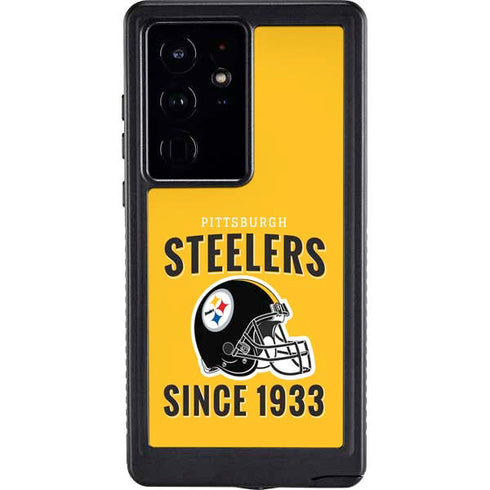 NFL Pittsburgh Steelers Helmet Galaxy S24 Ultra Waterproof Case