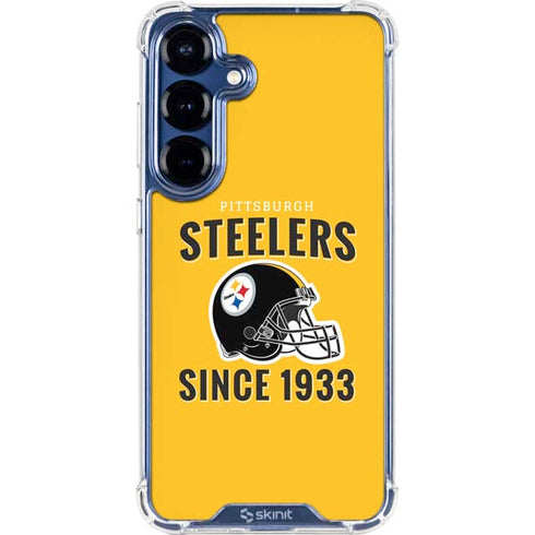 NFL Pittsburgh Steelers Helmet Galaxy S25 Plus Clear Case
