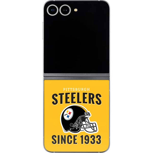 NFL Pittsburgh Steelers Helmet Galaxy Z Flip6 Skin