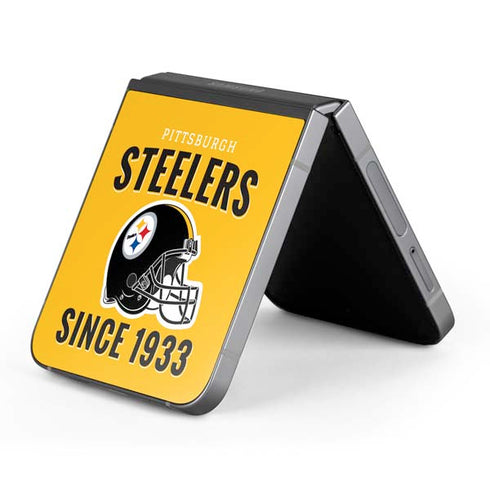 NFL Pittsburgh Steelers Helmet Galaxy Z Flip6 Skin