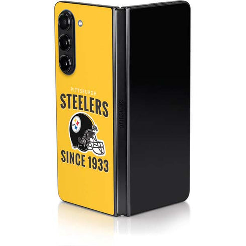 NFL Pittsburgh Steelers Helmet Galaxy Z Fold5 5G Skin