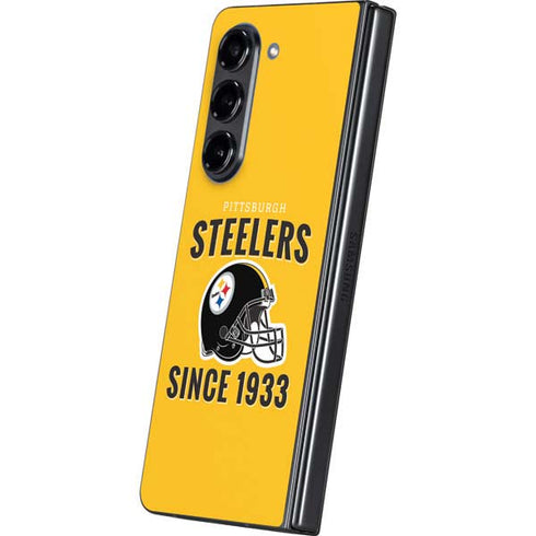 NFL Pittsburgh Steelers Helmet Galaxy Z Fold5 5G Skin