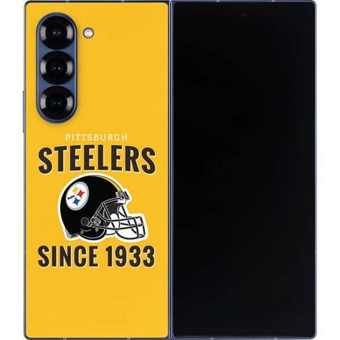NFL Pittsburgh Steelers Helmet Galaxy Z Fold6 Skin