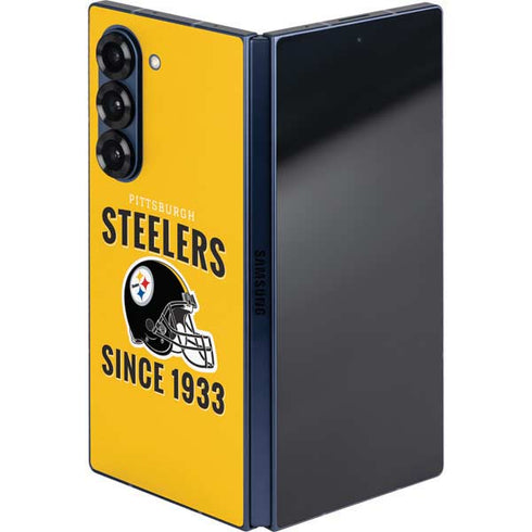 NFL Pittsburgh Steelers Helmet Galaxy Z Fold6 Skin