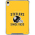 NFL Pittsburgh Steelers Helmet iPad 11th Gen (2025) Clear Case