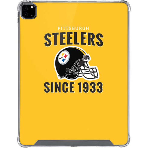 NFL Pittsburgh Steelers Helmet iPad Pro 12.9in (2020) Clear Case