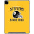 NFL Pittsburgh Steelers Helmet iPad Pro 12.9in (2020) Clear Case