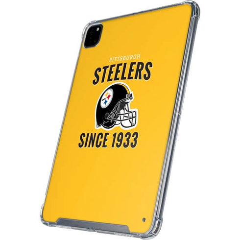 NFL Pittsburgh Steelers Helmet iPad Pro 12.9in (2020) Clear Case