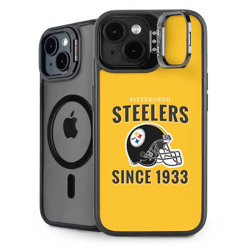 NFL Pittsburgh Steelers Helmet iPhone 14 Plus Kickstand Case