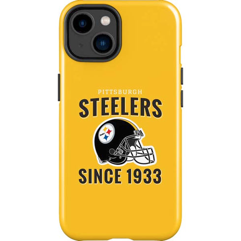 NFL Pittsburgh Steelers Helmet iPhone 15 Impact Case