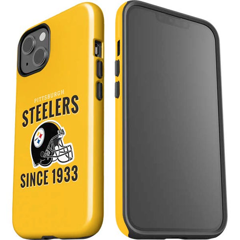 NFL Pittsburgh Steelers Helmet iPhone 15 Impact Case
