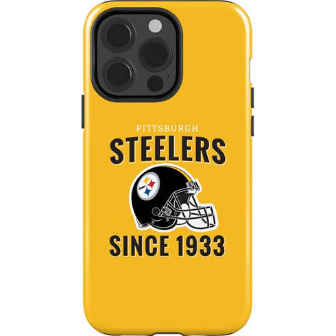NFL Pittsburgh Steelers Helmet iPhone 15 Pro Impact Case