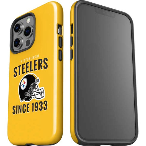 NFL Pittsburgh Steelers Helmet iPhone 15 Pro Impact Case